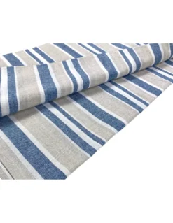TELO ARREDO Copritutto GRAN FOULARD Copriletto COPRIDIVANO Tessuto DORY RIGA BLU