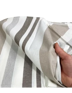 TELO ARREDO Copritutto GRAN FOULARD Copriletto COPRIDIVANO Tessuto DORY RIGA BEIGE