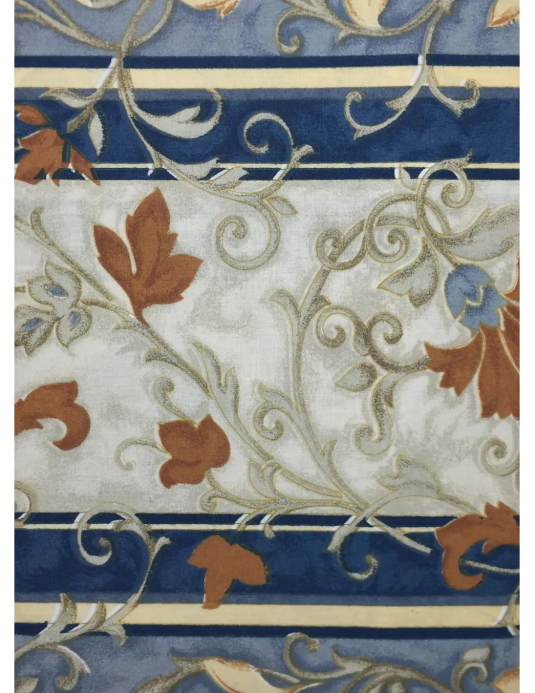 TELO ARREDO COPRITUTTO GRAN FOULARD COPRILETTO COPRIDIVANO TESSUTO EDERA BLU