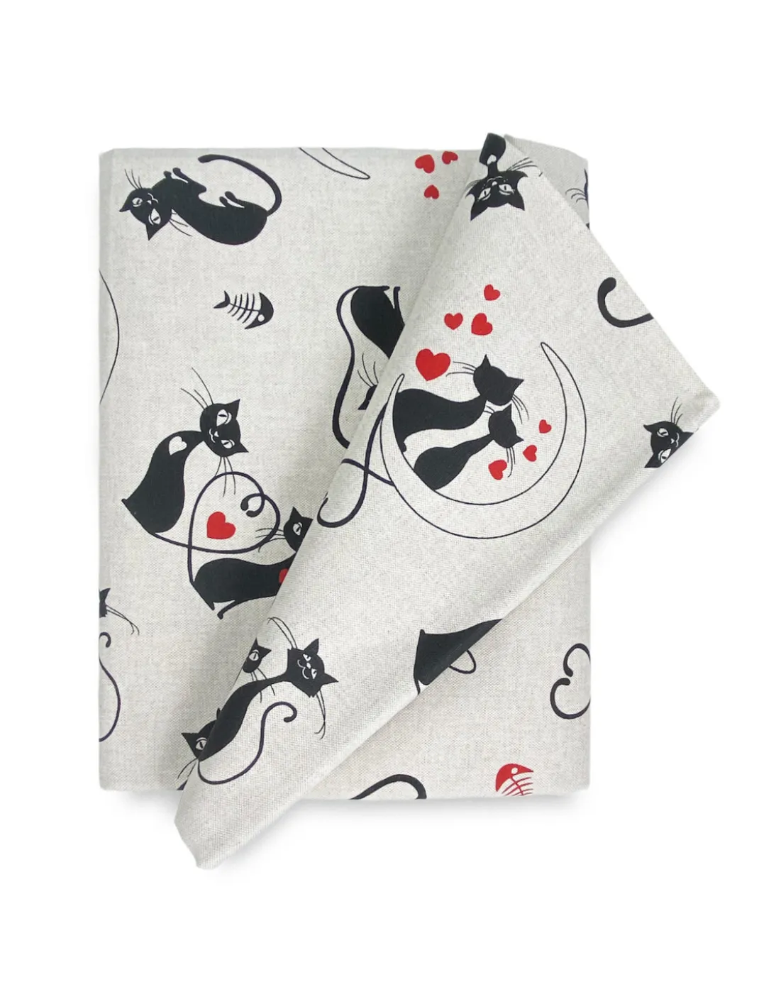 TELO ARREDO copritutto GRAN FOULARD copriletto COPRIDIVANO TESSUTO Dory GATTI gatto NERO