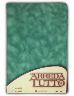 TELO ARREDO COPRITUTTO GRAN FOULARD COPRILETTO COPRIDIVANO TESSUTO UNITO VERDE