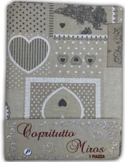 TELO ARREDO COPRITUTTO GRAN FOULARD COPRILETTO COPRIDIVANO TESSUTO PIGALLE BEIGE