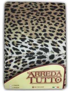 TELO ARREDO COPRITUTTO GRAN FOULARD COPRILETTO COPRIDIVANO TESSUTO MACULATO LEOPARDATO SEXI