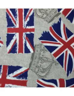 TELO ARREDO COPRITUTTO GRAN FOULARD COPRILETTO COPRIDIVANO TESSUTO BANDIERA INGLESE LONDRA