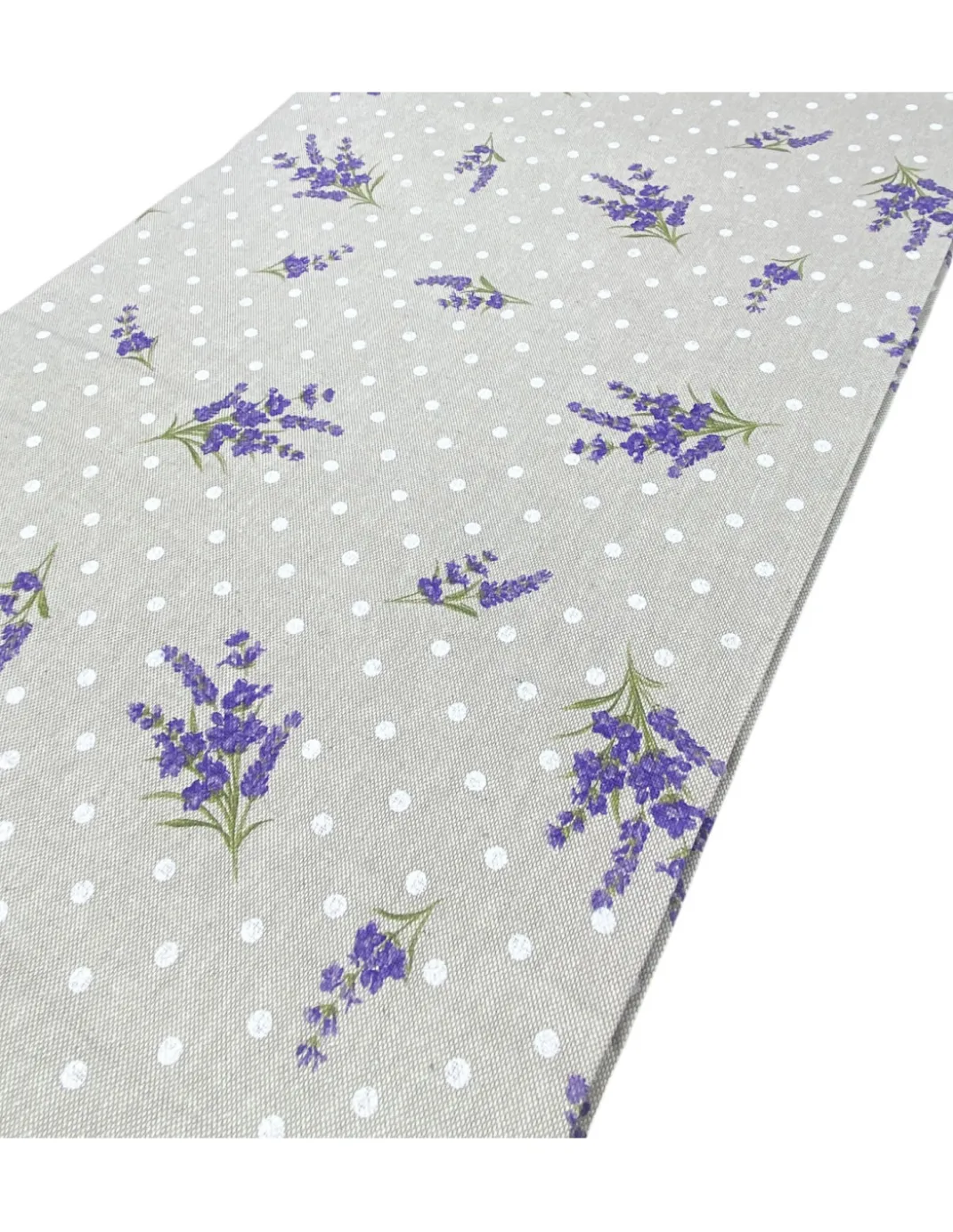 Telo Arredo Cotone Lavanda Provenzale - Tessuto Dory Copritutto, Copridivano, Copriletto, Made in Italy, Resistente ai Lavaggi