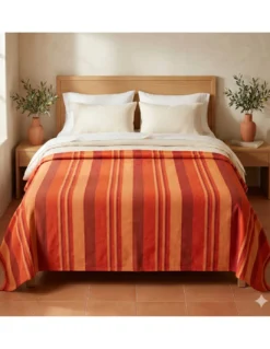 Telo Copritutto Kiara Jacquard 100% Cotone Bordeaux Made in Italy, Gran Foulard Telo Arredo, Copridivano/Copriletto