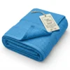 Telo Doccia Bluette 100x150 in Spugna 100% Cotone 450 g/m² Made in Italy