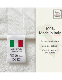 Telo Doccia Cipria 100x150 in Spugna 100% Cotone 450 g/m² Made in Italy