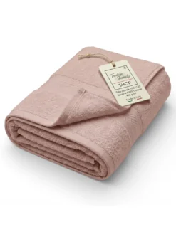 Telo Doccia Cipria 100x150 in Spugna 100% Cotone 450 g/m² Made in Italy