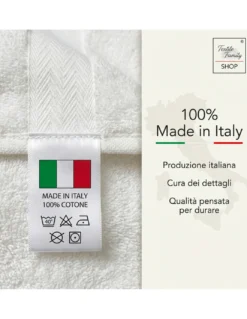Telo Doccia Fard 100x150 in Spugna 100% Cotone 450 g/m² Made in Italy