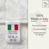 Telo Doccia Rosso 100x150 in Spugna 100% Cotone 450 g/m² Made in Italy