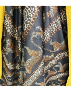 TELO mare doppio KIKOY Leopardo Africano in COTONE e in SPUGNA con ZAINO KEEP