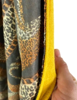 TELO mare doppio KIKOY Leopardo Africano in COTONE e in SPUGNA con ZAINO KEEP