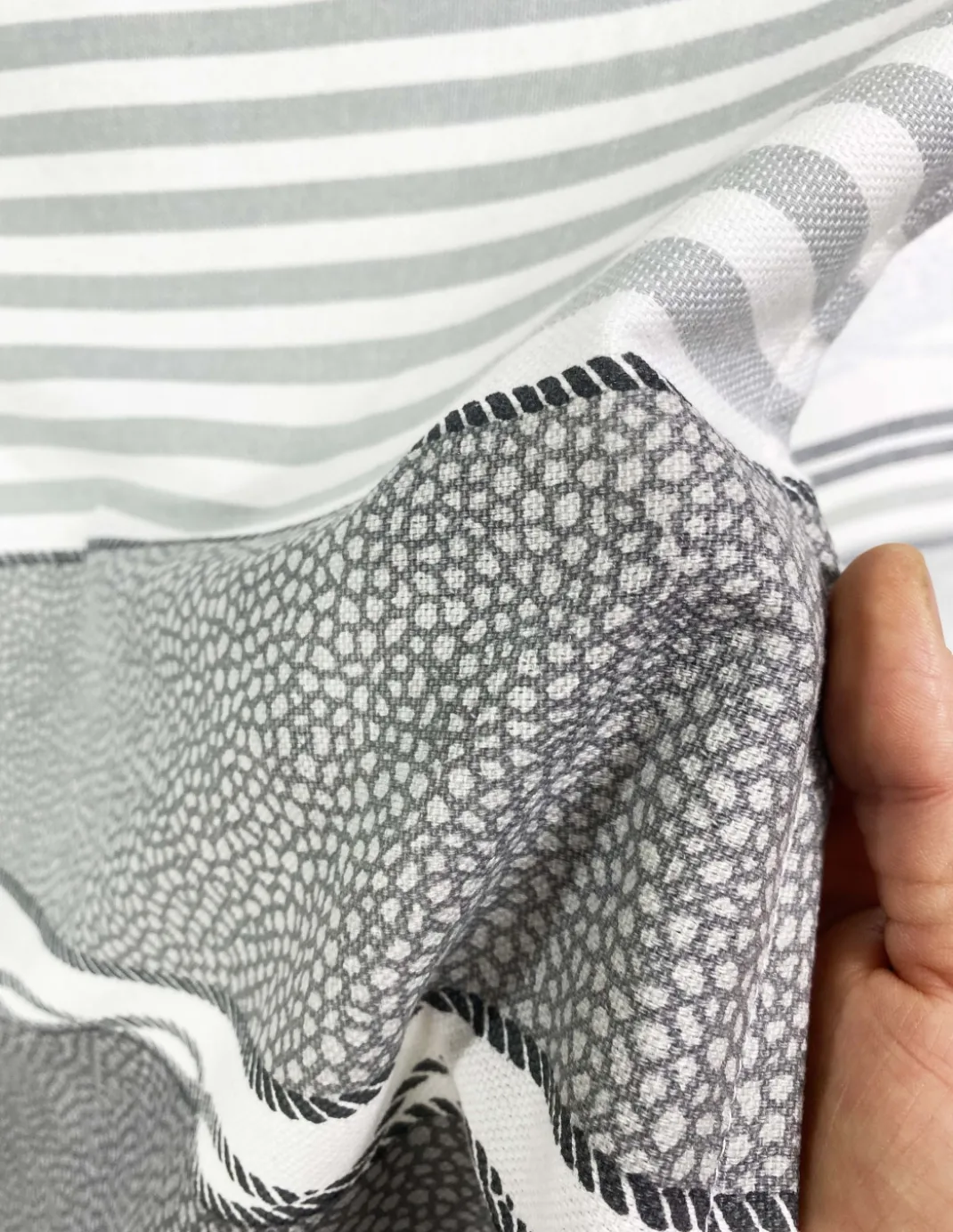 TELO MARE fouta BOY GRIGIO misura GRANDE con zaino Spiaggia KEEP CALM CM.100X200