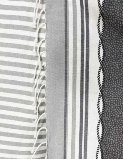 TELO MARE fouta BOY GRIGIO misura GRANDE con zaino Spiaggia KEEP CALM CM.100X200