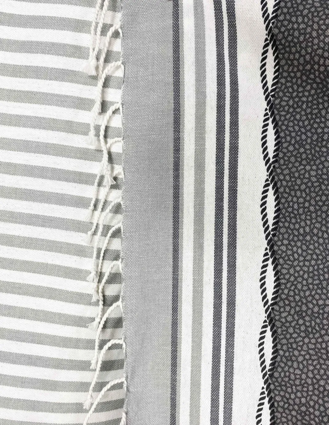 TELO MARE fouta BOY GRIGIO misura GRANDE con zaino Spiaggia KEEP CALM CM.100X200