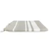 TELO MARE fouta CORALLI Beige MISURA Grande CM.100X200 con zaino Spiaggia KEEP CALM