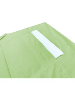 TELO MARE fouta LETTINO ALVIN VERDE ACIDO in cotone BEDDY BEACH © CON TASCHE MISURA CM. 75 X 195 e zaino SPIAGGIA