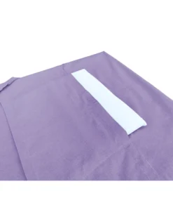 TELO MARE fouta LETTINO ALVIN VIOLA in cotone BEDDY BEACH © CON TASCHE MISURA CM. 75 X 195 e zaino SPIAGGIA