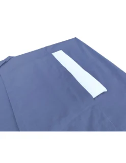 TELO MARE fouta LETTINO ALVIN BLU in cotone BEDDY BEACH © CON TASCHE MISURA CM. 75 X 195 e zaino SPIAGGIA