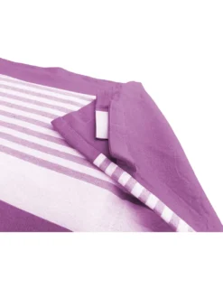 TELO MARE fouta LETTINO ALVIN FUCSIA in cotone BEDDY BEACH © CON TASCHE MISURA CM. 75 X 195 e zaino SPIAGGIA