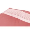 TELO MARE fouta LETTINO ALVIN ROSSO in cotone BEDDY BEACH © CON TASCHE MISURA CM. 75 X 195 e zaino SPIAGGIA