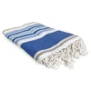 TELO MARE fouta PESCI blu MISURA GRANDE CM.100X200 con zaino Spiaggia KEEP CALM