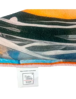 Telo Mare Grande Basket, 90x170 cm, Asciugamano Mare in Spugna Morbida, Telo Mare Spugna per Uomo e Donna, Ideale per Viaggiare