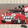 TELO MARE in spugna MINI SPORT misura grande cm. 90 X 170