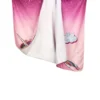 TELO MARE in spugna UNICORNO Rosa misura grande cm. 90 X 170