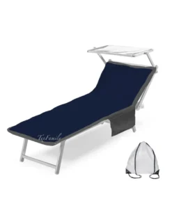 TELO MARE LETTINO TEDDY IN MICROFIBRA CON TASCHE MISURA CM. 80 X 190 BLU