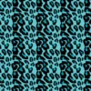 TELO Mare LETTINO TEDDY LEOPARDO BLU in microfibra CON TASCHE MISURA cm. 80 X 190