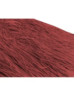 TENDA a FILI Vivienne per porta CM. 150X300 tinta unita BORDEAUX