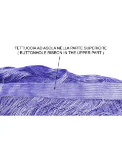 TENDA a FILI Vivienne per porta CM. 150X300 tinta unita LILLA