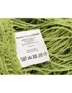 TENDA a FILI Vivienne per porta CM. 150X300 tinta unita VERDE