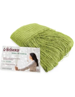TENDA a FILI Vivienne per porta CM. 150X300 tinta unita VERDE