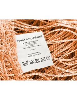 TENDA a FILI Vivienne per porta CM. 150X300 tinta unita ARANCIO