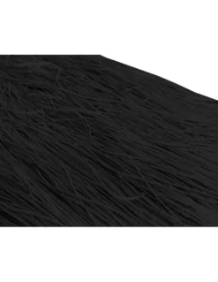 TENDA a FILI Vivienne per porta CM. 150X300 tinta unita NERO