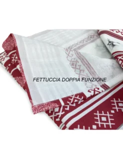 TENDA CERVINO rosso cm.160X300 confezionata MADE in ITALY