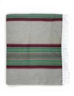 Tenda da Sole Vertigo Tex Family Righino Verde e Bordeaux 100% Poliestere Impermeabile Idrorepellente Occhielli Acciaio
