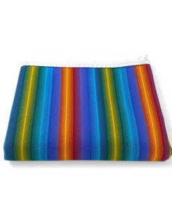 Tenda da Sole Vertigo Tex Family Multicolore 100% Poliestere Impermeabile Idrorepellente Tinto Filo Occhielli Acciaio Frangia