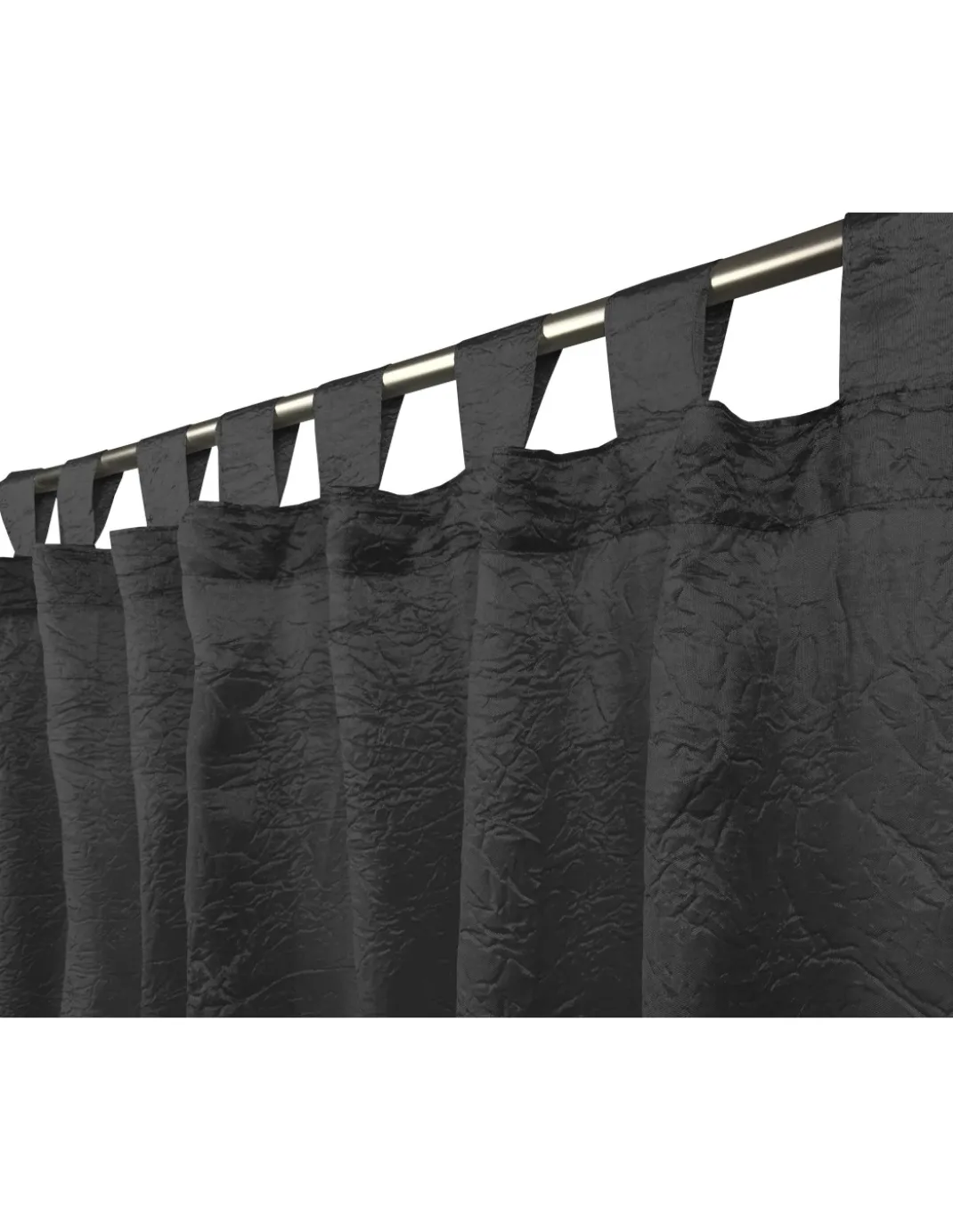 TENDA FIORDALISO in tinta unita NERO CM. 140X290 confezionata