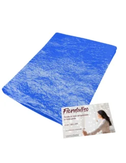 TENDA FIORDALISO in tinta unita AZZURRO CM. 140X290 confezionata