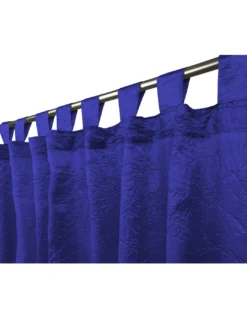 TENDA FIORDALISO in tinta unita BLU SCURO CM. 140X290 confezionata