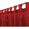 TENDA FIORDALISO in tinta unita BORDEAUX CM. 140X290 confezionata