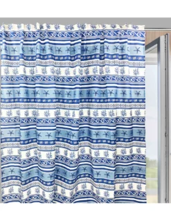 TENDA GRECIA BLU cm.160X300 confezionata MADE in ITALY