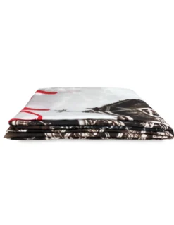TENDA I LOVE PARIS cm.160X300 confezionata MADE in ITALY misto lino