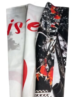 TENDA I LOVE PARIS cm.160X300 confezionata MADE in ITALY misto lino