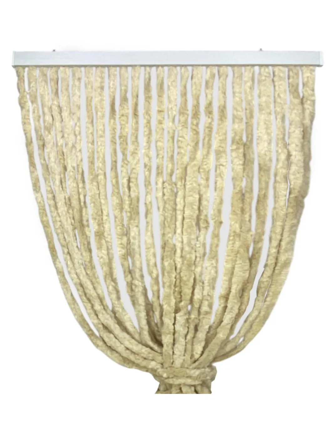 Tenda in Ciniglia Beige Soffio - Protezione Insetti, Semitrasparente, Facile Montaggio - 100% Polipropilene Riciclabile