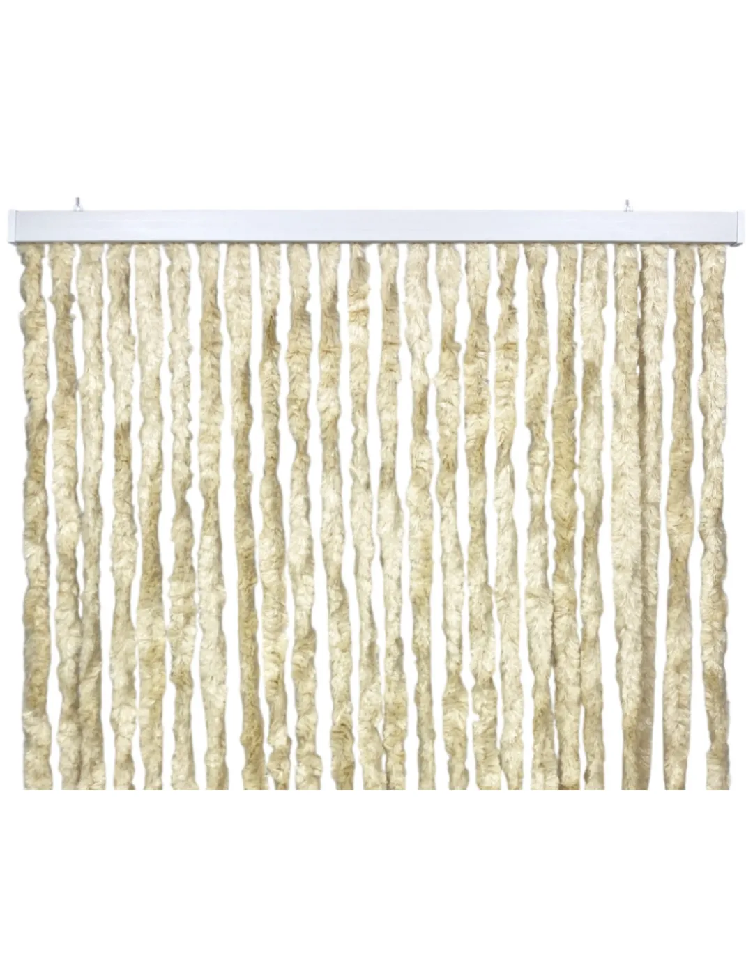 Tenda in Ciniglia Beige Soffio - Protezione Insetti, Semitrasparente, Facile Montaggio - 100% Polipropilene Riciclabile